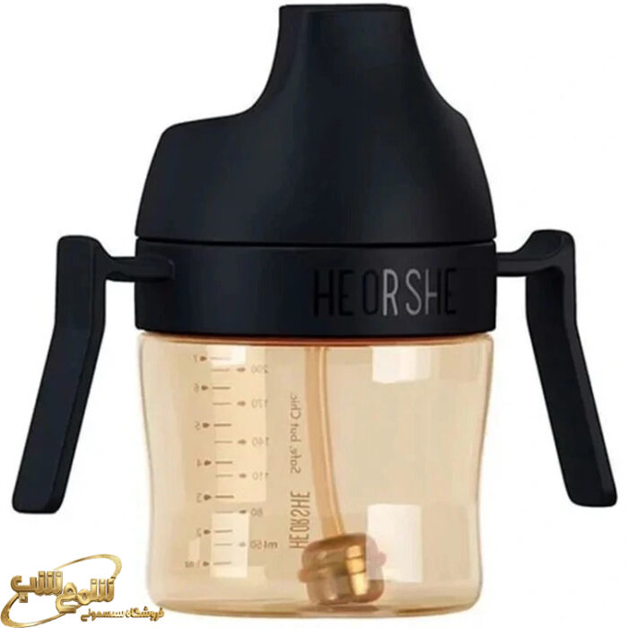 لیوان آبخوری هی ار شی 210 میل مشکی he or she
