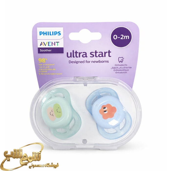 پستانک 0تا2 اولترا استارت اونت طرح دار مدل newborns
