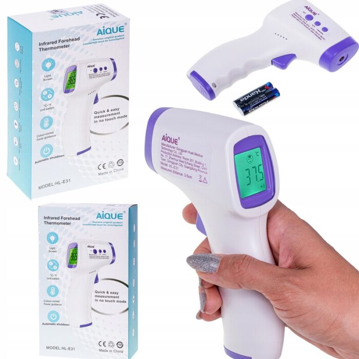 تب سنج لیزری آیکو AIQUE ا AIQUE HL-E31 INFRARED FOREHEAD THERMOMETER